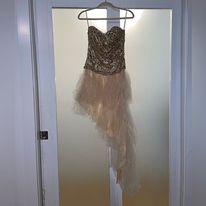 Gold embellished dress